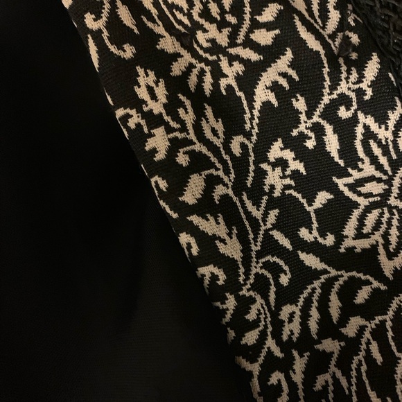 Max and Mable vintage mixed print jacket with knot style buttons Sz Large - Picture 4 of 9